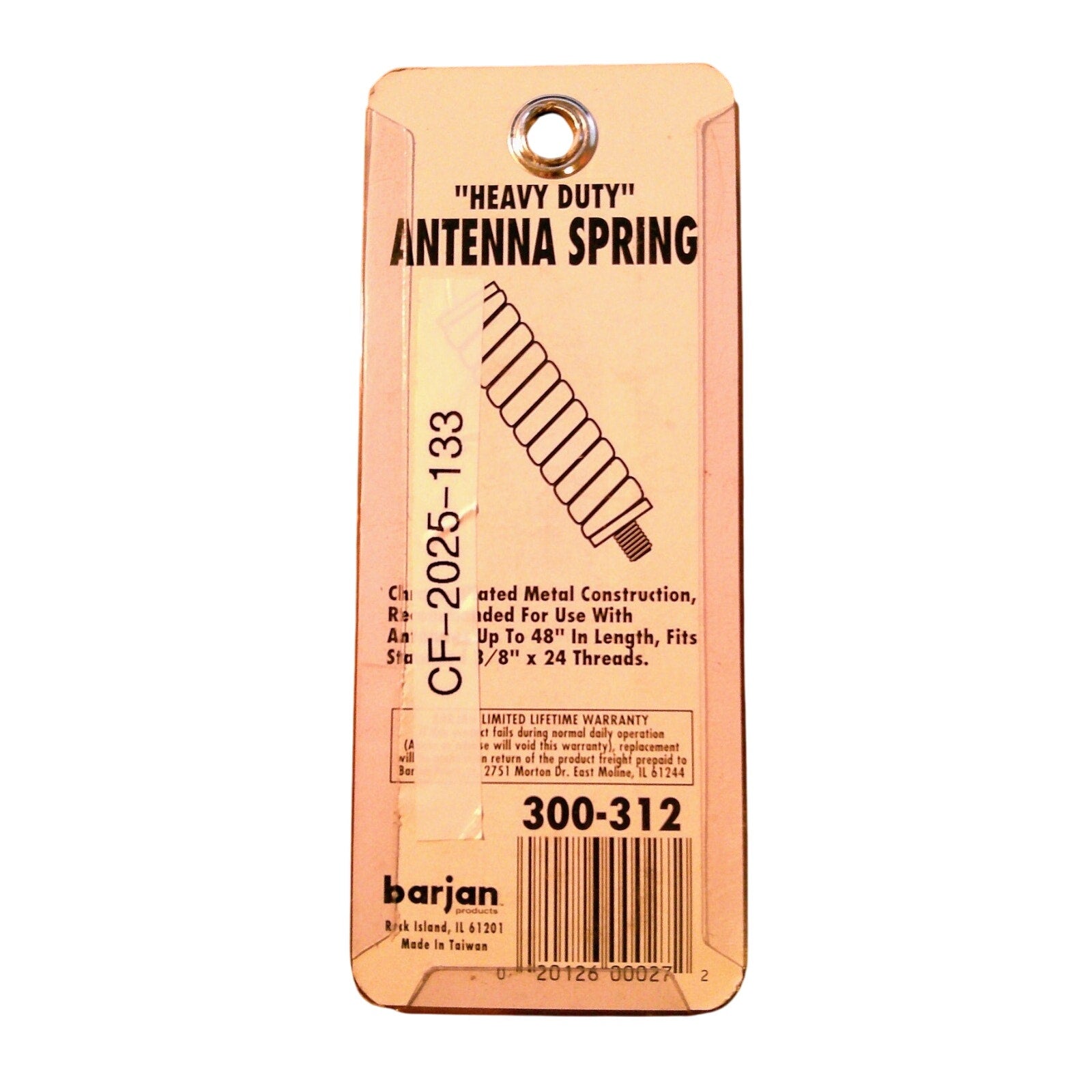 Barjan Heavy Duty Antenna Spring Part # 300-312